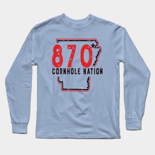 870 Red and Black Long Sleeve T-Shirt